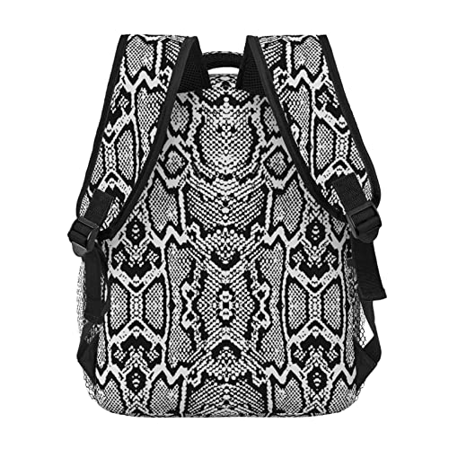 Snake Skin Backpack Animal Laptop Backpack Cute Tablet Bag Cool Bag Laptop Bag Snake Travel Bag4