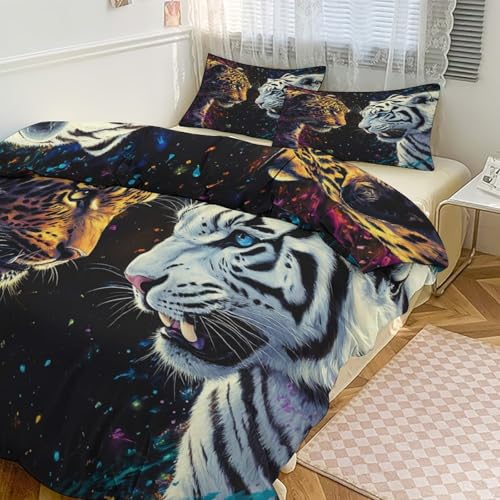 Ropa de cama de leopardo infantil para decorar habitaciones juveniles 3