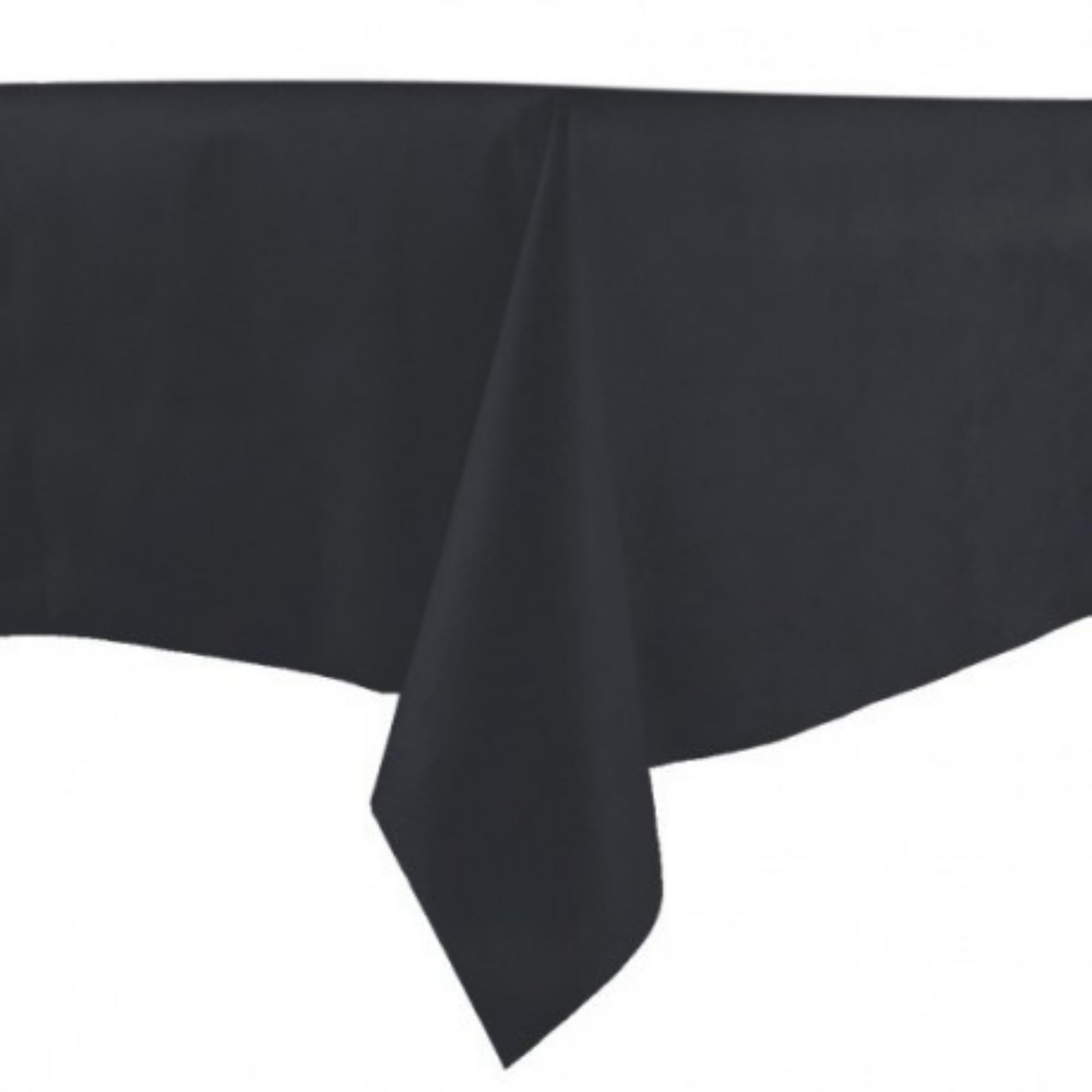 Manteles cubremanchas desechables negro TNT 100 x 100 cm resistentes tipo tela alto gramaje 48 g manteles fiesta restaurante pizzería agroturismo trattoria mantel desechable impermeable (400)