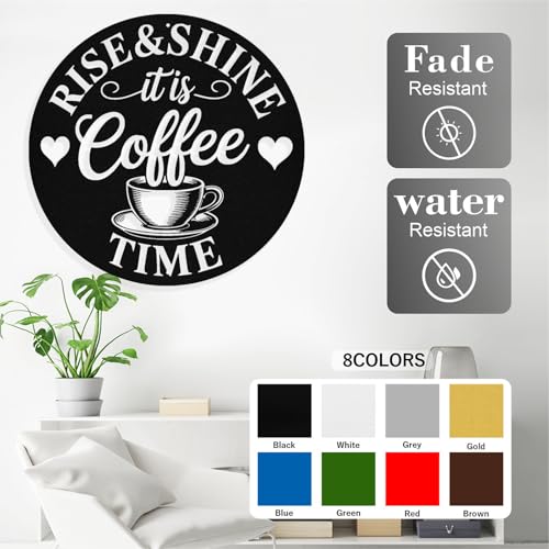 Image of Personalized Coffee Metal Sign, Custom Coffee Bar Signs, Custom Name Signs for Cafe Station, Coffee Wall Art Decor for Kitchen, Cafe Shop Decor, Cafe Lover Gift