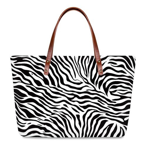 Bolso Tote Grande con Cierre para Mujer miniatura 4