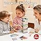 TOP BRIGHT Holzspielzeug ab 3 Jahre - Holz-Taumelturm Pädagogisches Kinderspiel- Spielzeug für Mädchen und Jungs von 3 bis 9 Jahren - Stapelturm Brettspiel