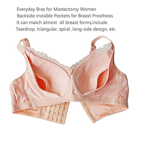 Image of Women Everyday Bra for Mastectomy Silicone Breast Inserts