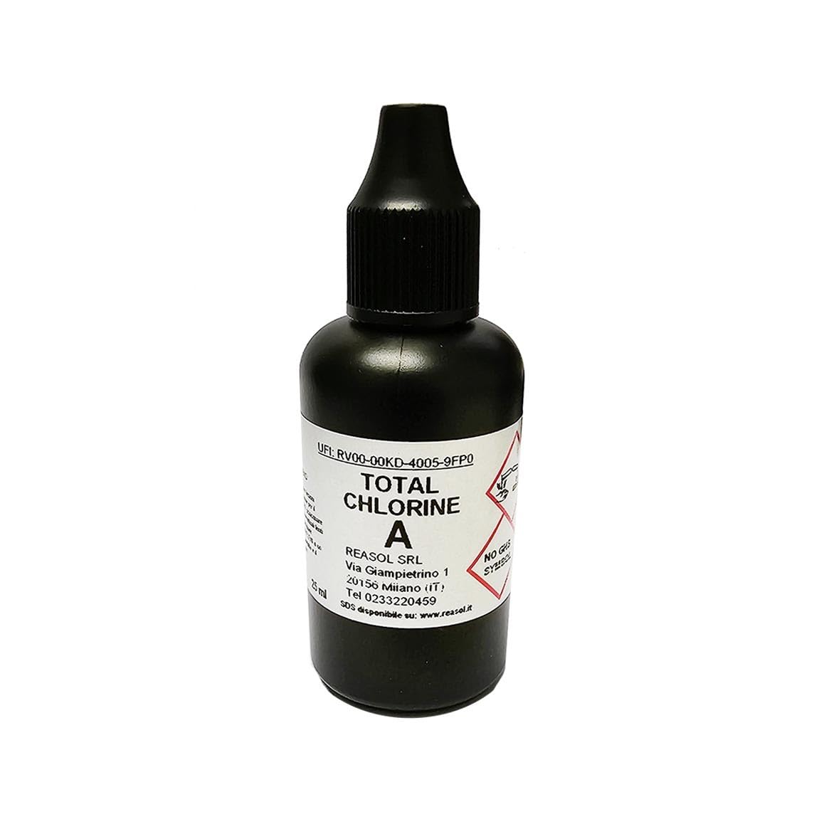 Tester completo per analisi del cloro totale - 8068080936819 - Kit di analisi - 75 unità - Piscine e acqua potabile