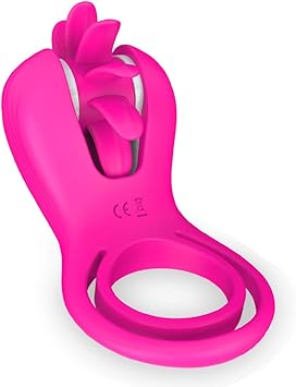 Anillo de pene para parejas compartir vibrante rotativo 10 ...