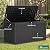 YITAHOME 80 Gallon Outdoor Storage Box, Large Water Resistant Resin Deck Box, Indoor Outdoor Lockable Rattan Storage Container for Patio, Garden, Cushions, Tools, Equipment (Black)