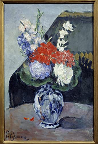 Impression d'affiches Paul Cézanne Bouquet de fleurs sur toile de haute qualité en 60x90cm