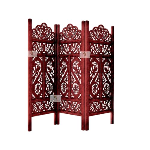 Image of Partition for Living Room,Divider,Partition Wall Divider Screen Separator, Wall Panel Divider for Hall | Bedroom |Office | Puja Room | Restaurant S Design (4 Feet 3 Panel)