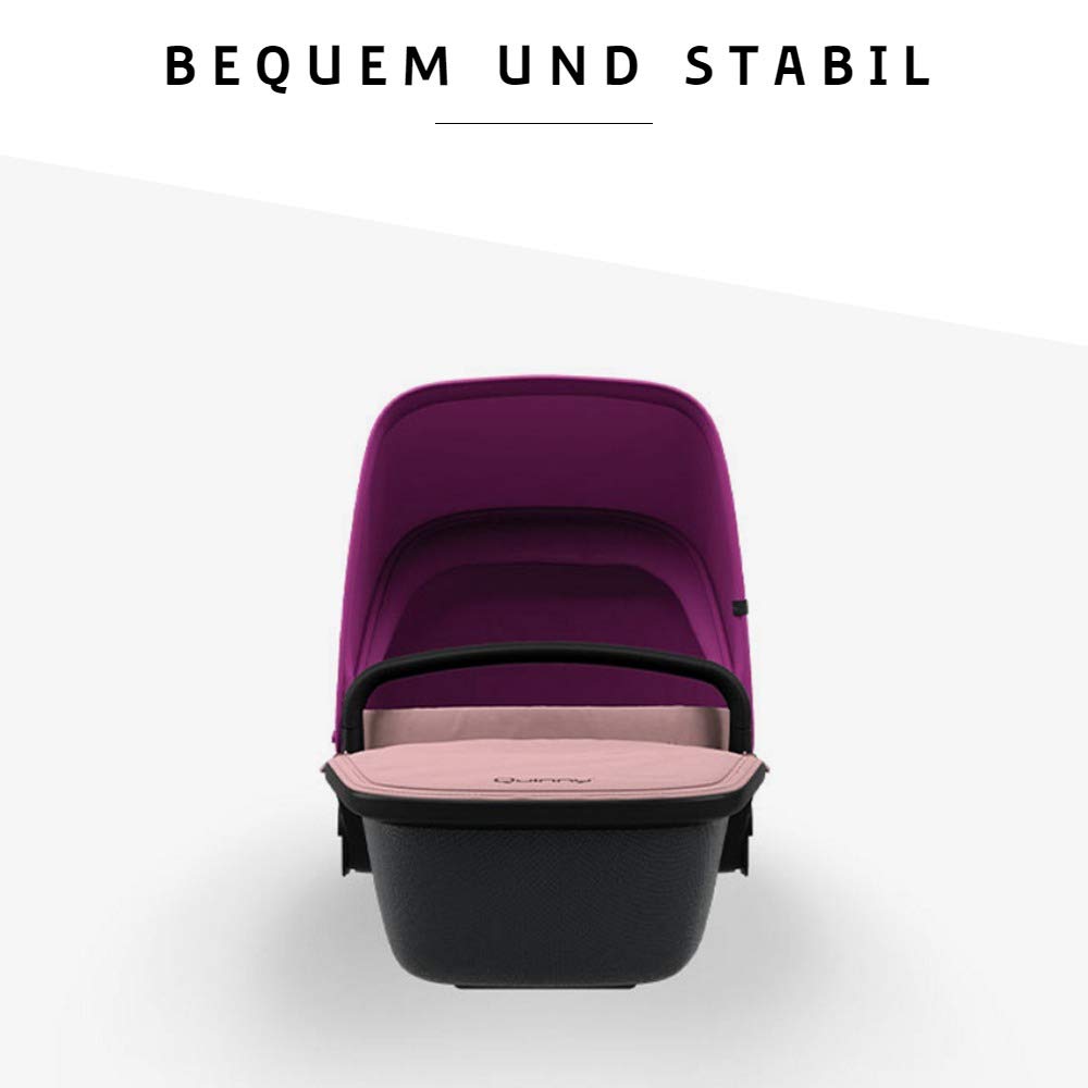 Quinny Lux Kinderwagenaufsatz Babywanne für Zapp Flex Plus, blush on graphite