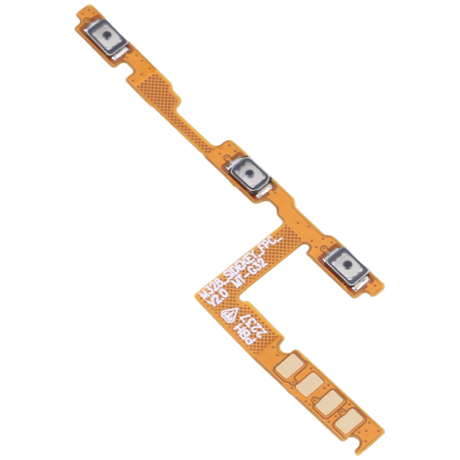 HWDZ Per Motorola Moto G32 Pulsante di Accensione & Volume Pulsante Flex Cable TTYWW