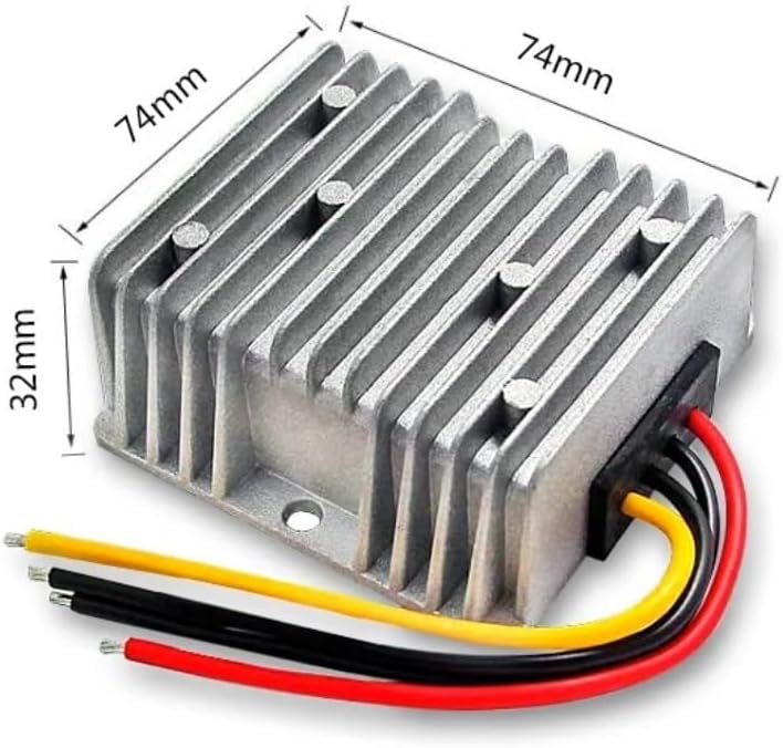12v 24v to 7.5V 9V 1A to 30A DC DC Buck Converter Step Down Regulator Voltage Reducer Module Automotive Regulator Waterproof(20A,12V 24V_9V)