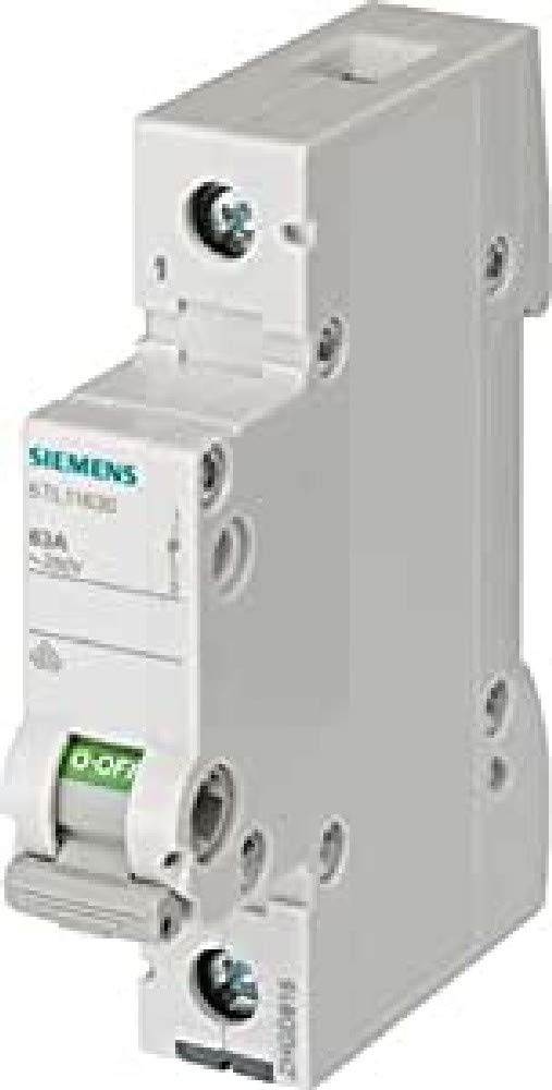 Siemens sentron – Interruttore 70 mm 230 V 1 modulo 35 mm2 1 polo 40 a