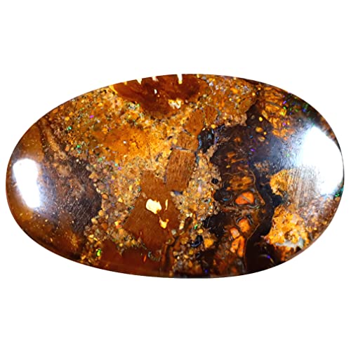 Opale rocheuse Koroit 8,11 ct, pierre précieuse d'exception pour haute joaillerie unique