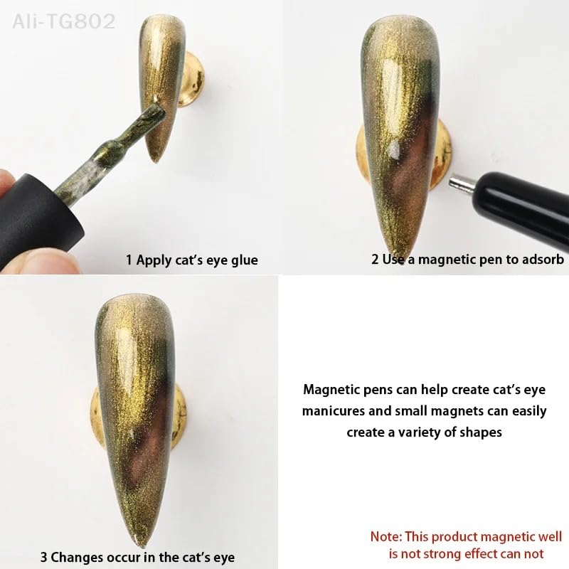 Magnetic Cat Eye Nail Pen, Fine Tip Manicure Design Tool image 2