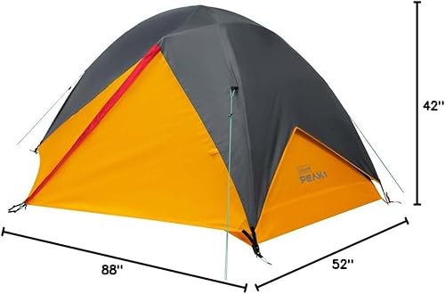 Miniatura 8 de Coleman PEAK1 - Tienda de campaña para mochileros de alta calidad, tela impermeable con clasificación de cabezal de agua de 0.079 in que puede