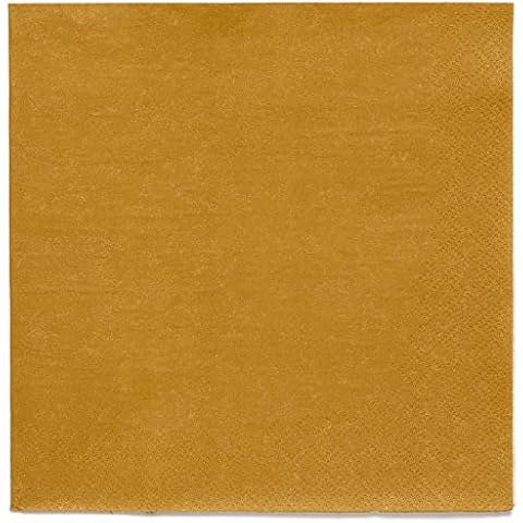 Amscan Gold Eco-Friendly Luncheon Napkins Cover