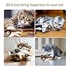 LGGbaodan Chirping Bird Cat Toys with Flapping Wings, 2026 New Flying Birds Cats Toy, Flying Simulation Electric Sparrow Shaking Hunting Pet Toy for Indoor (Brown) #5