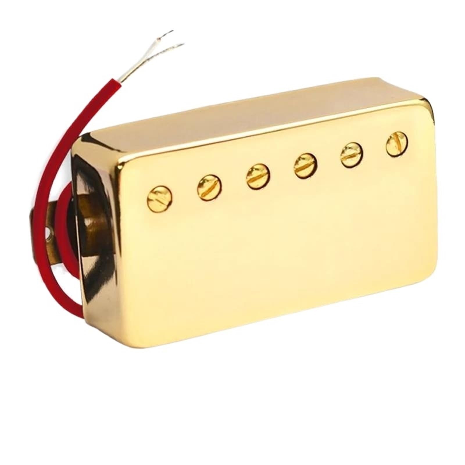 Amantes de la música Pastilla Para Guitarra Eléctr Pastilla Humbucker Para Guitarra Eléctrica Cubierta De Latón Estilo LP Cuello/puente Pastilla Para Guitarra Piezas Profesionales(F)