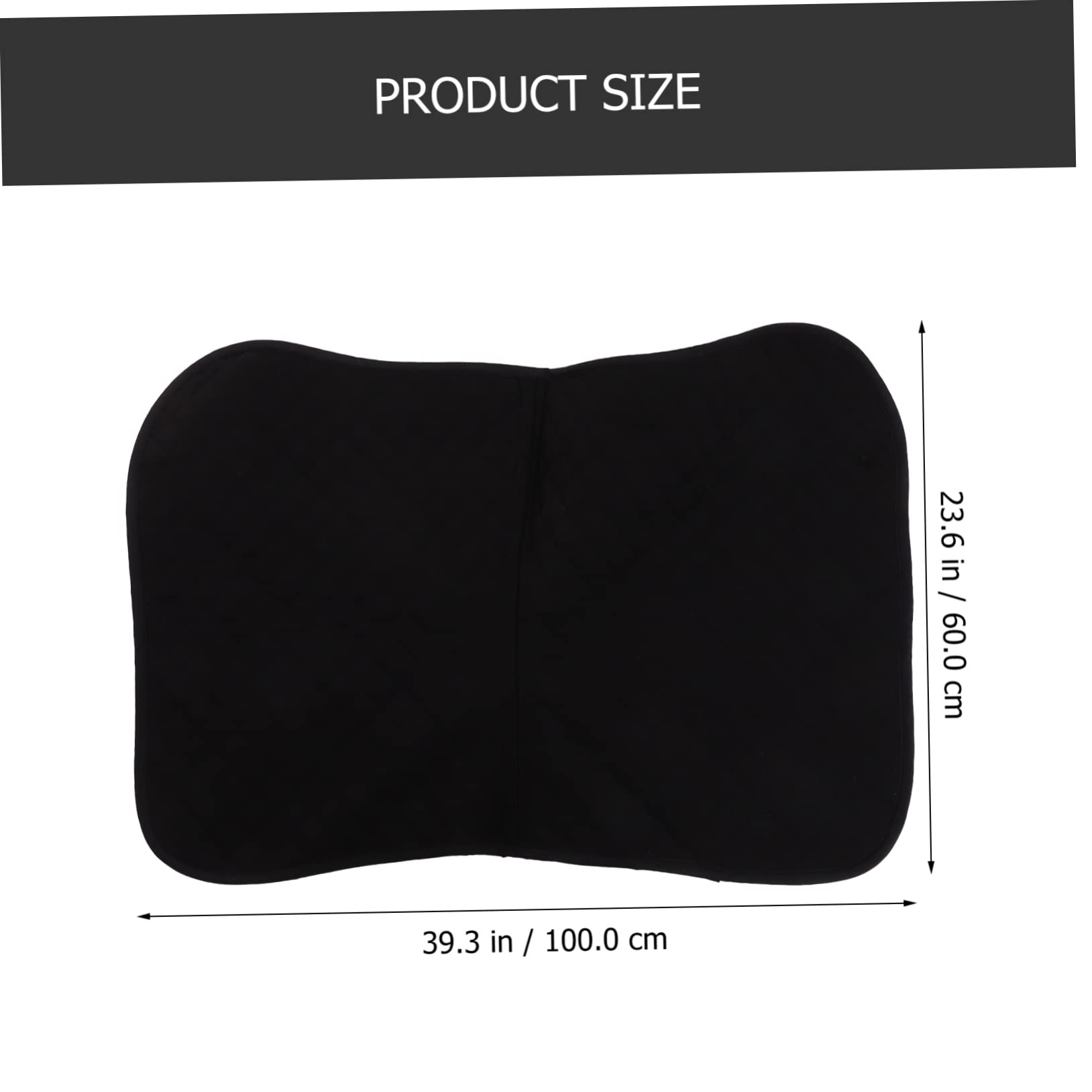 Kisangel Almohadilla Antideslizante para Caballo con Funda de Asiento Acolchada y Correa para Silla de Montar