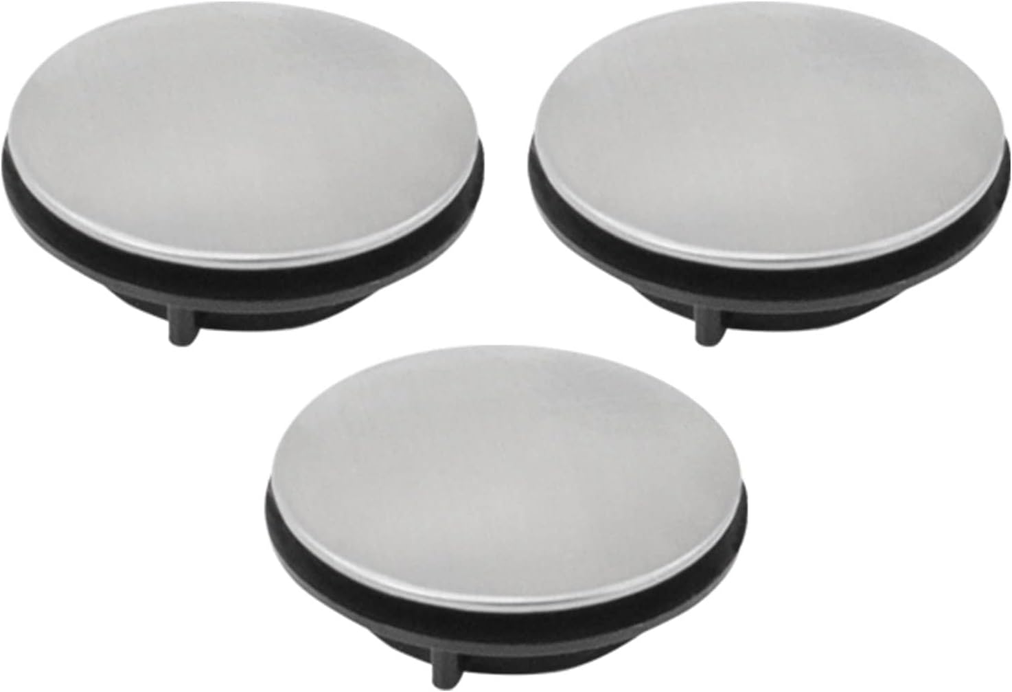 3 Pack Sink Hole Plug Sink Tap Hole Cover Stainless Steel Kitchen Sink Tap Hole