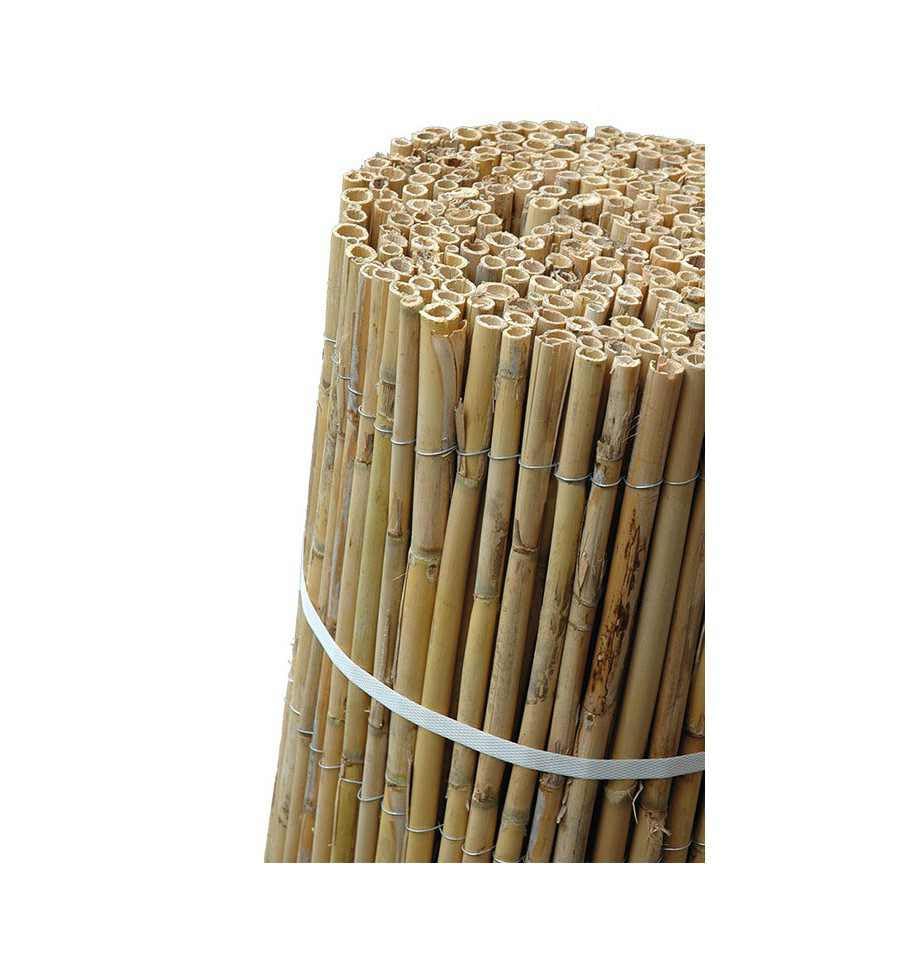 Mugar- Cañizo Nacional de Caña Entera- Muy Resistente y Vistoso- Tres Medidas Disponibles- Cerramiento Natural para Jardines y Vallados (1x5)