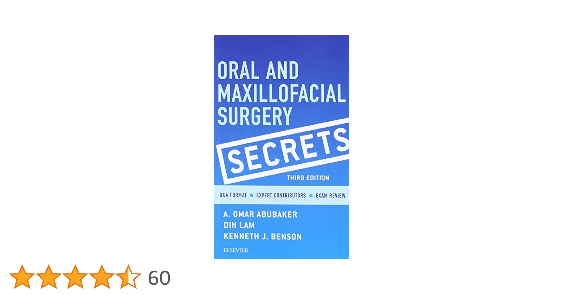 語学+参考書 Oral and Maxillofacial Surgery Secrets 51zl1DWSdeL.jpg_BO30,255,255,