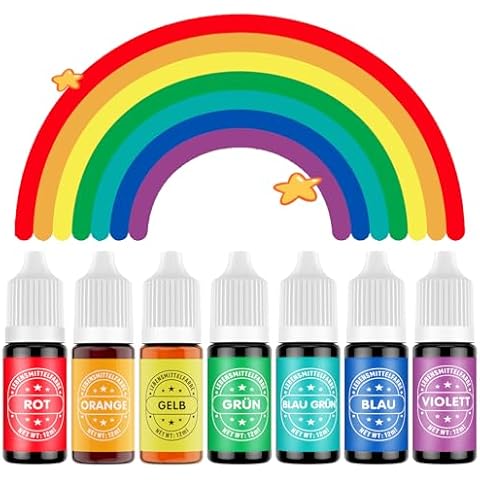 Waysroma Rainbow Food Colouring Set Cover