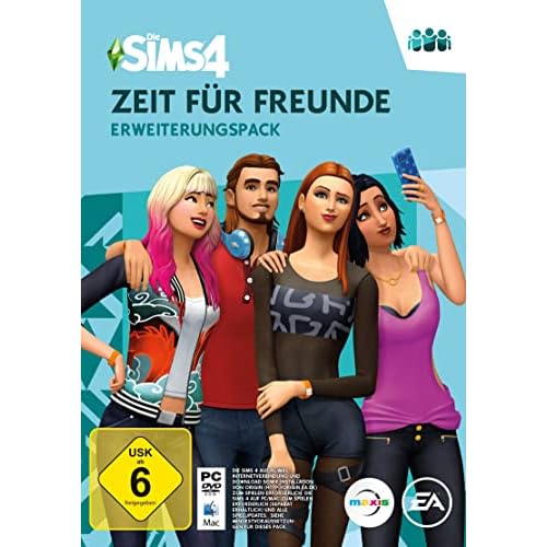 Die Sims 4 Zeit für Freunde (EP2)| Erweiterungspack | PC/Mac | VideoGame | Code in der Box | Deutsch