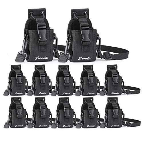 Zeadio Multi-function Pouch Case Holder for GPS Phone Two Way Radio (ZNC-A, Pack of 12)