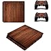 YWZQ Serie de Grano de Madera para PS4 Edición Slim Etiqueta de Vinilo Calcomanía para Playstation 4 Slim Console & Controller Película Protectora de la Piel autoadhesiva,0033