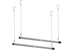 Double Closet Rods for Hanging Clothes