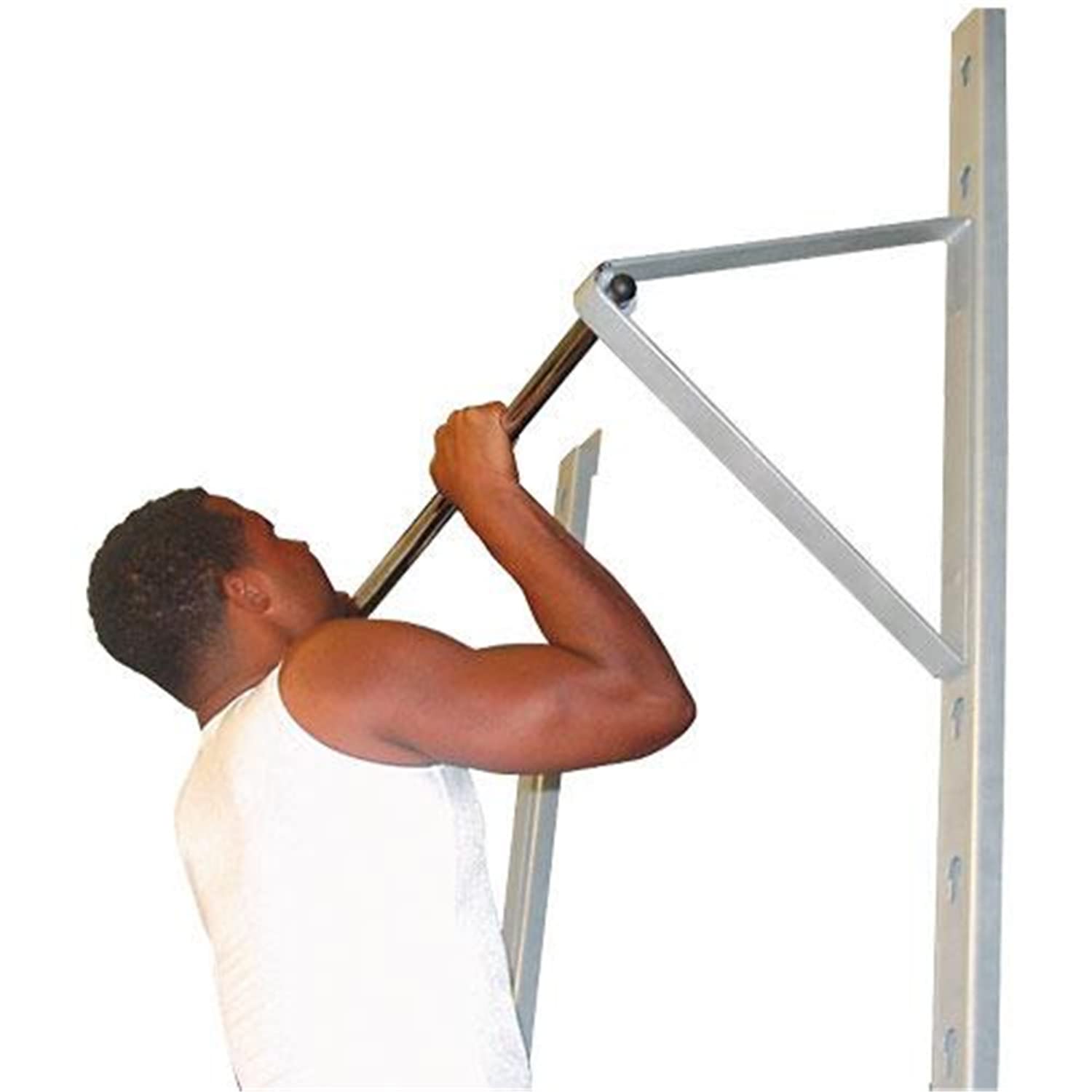 Champion Barbell Wall Mounted Adjustable Pull Up Bar
