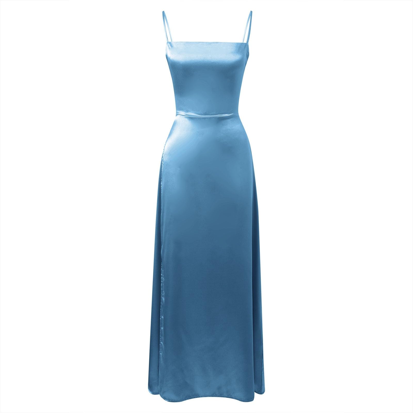Vestidos de verano sexy adelgazantes para mujer, a la moda, sin espalda, elegante, vestido de verano con control de abdomen 2026, primavera, linda, camisola, vacaciones, salir, madre de la novia