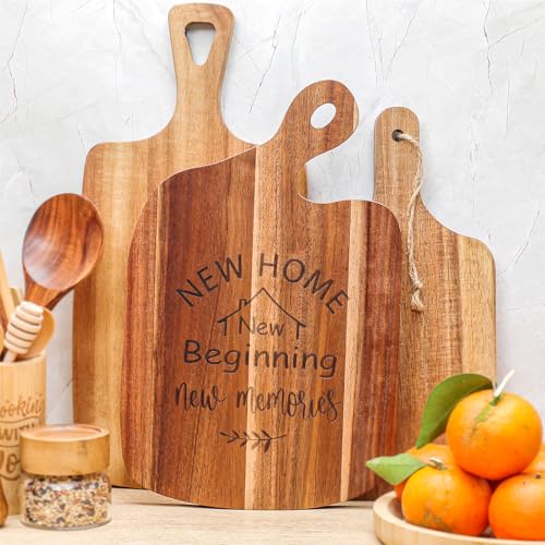 House Warming Gifts New Home,New Home Gift Ideas,Closing Gifts for Home Buyers,Housewarming Cutting Board Basket for Women Men Couples - Image 3