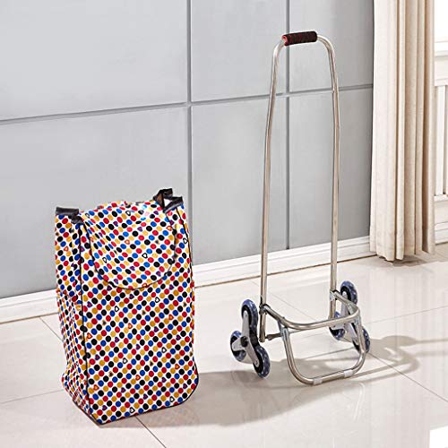 Einkaufstrolley Einkaufstrolley Faltbarer Einkaufskorb Faltbarer Einkaufskorb Faltbare Wäsche Zugwagen mit Rollen… – Bild 3