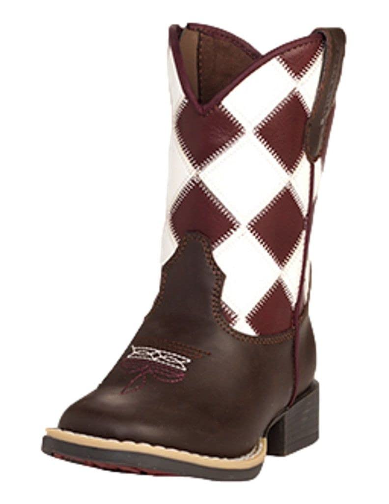 TW?STER Boys Braxton Style Toddler Boot, Size 06, Brown