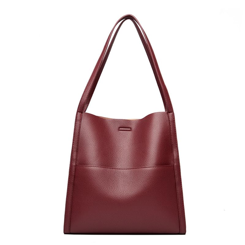 FUNSEED Bolso de mano para mujer, bolso de viaje, bolso de hombro, bolso cruzado de poliuretano para fin de semana, Rojo -