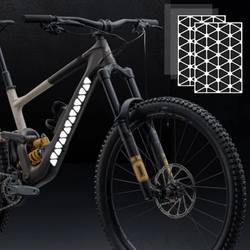 Pegatinas Reflectantes Negras,2 Piezas Reflectores Adhesivos,Uego de Adhesivos Reflectantes,Reflectores Bicicleta,Lámina para Señalización Nocturna,para Bicicletas,Cascos de Moto,Motos,Juguetes