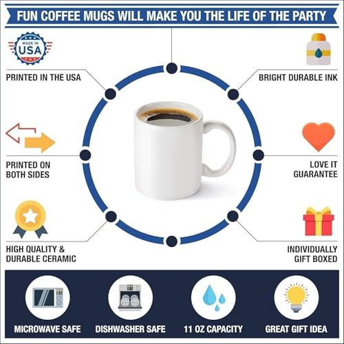 Taza personalizada para papá con diseño divertido miniatura 4