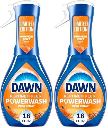 Image of Dawn Powerwash Spray,Dish Soap,Dishwashing Liquid,Pumpkin Spice,1 Starter Kit,16 Fl Oz,(Pack of 2)