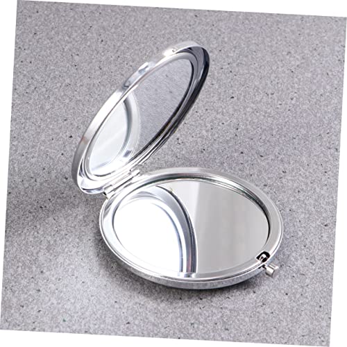 Beavorty 1Pc Metallic Purses For Women Travel Makeup Mirror Handheld Mirrors Round Makeup Mirror Crystal Mirror Makeup Mirror Travel Pocket Mirror Bags Cosmetic Vanity Mirror Miss Gift Mini #TOP4