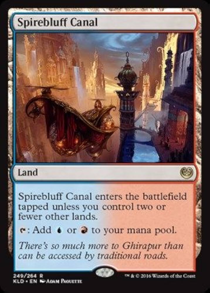 尖塔断の運河　英語 Amazon.co.jp: MTG 英語版 尖塔断の運河/Magic: the Gathering
