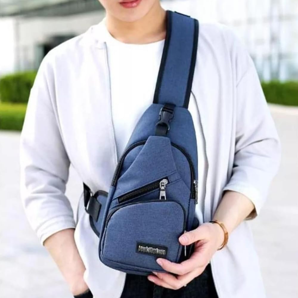 Mochila Transversal Unissex com Porta USB, Bolsos Múltiplos, Impermeável, Disponível em Azul, Preto e Cinza em promoção! Veja a oferta e mais achadinhos de Bolsas 4 Hoje é o melhor dia para comprar Mochila Transversal Unissex com Porta USB, Bolsos Múltiplos, Impermeável, Disponível em Azul, Preto e Cinza com aquele preço maroto! Promoção! Aproveite a oferta! 4