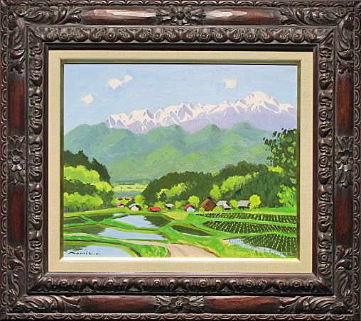 野溝嘉彦【仙丈暮色】師：中村琢二 油彩 6号 野溝嘉彦【仙丈暮色】師：中村琢二 油彩 6号 - メルカリ