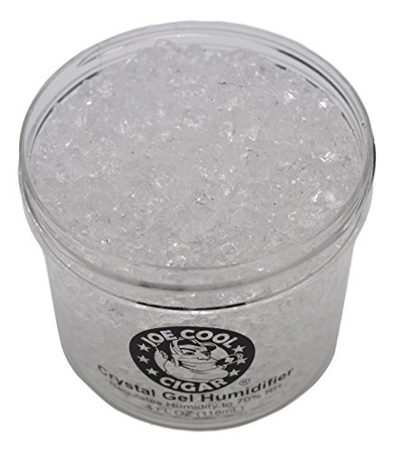 Joe Cool Cigar Crystal Gel Humidifier for Cigar Humidors (4 oz Jars) - 3 Pack