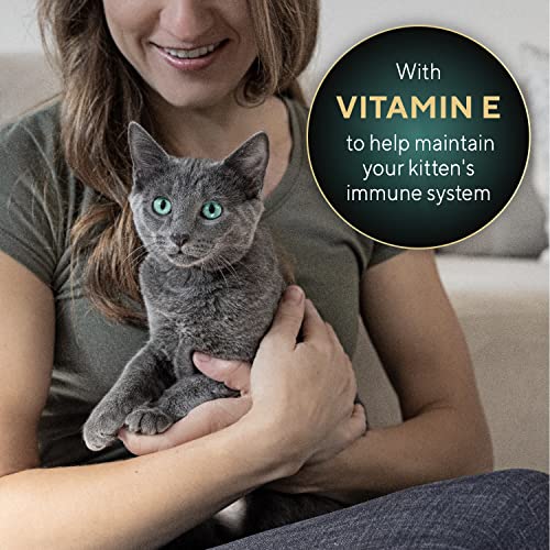 Sheba Perfect Portions Kitten Paté Wet Cat Food Trays (24 Count, 48 Servings), Savory Chicken Entrée, Easy Peel Twin-Pack Trays #TOP6