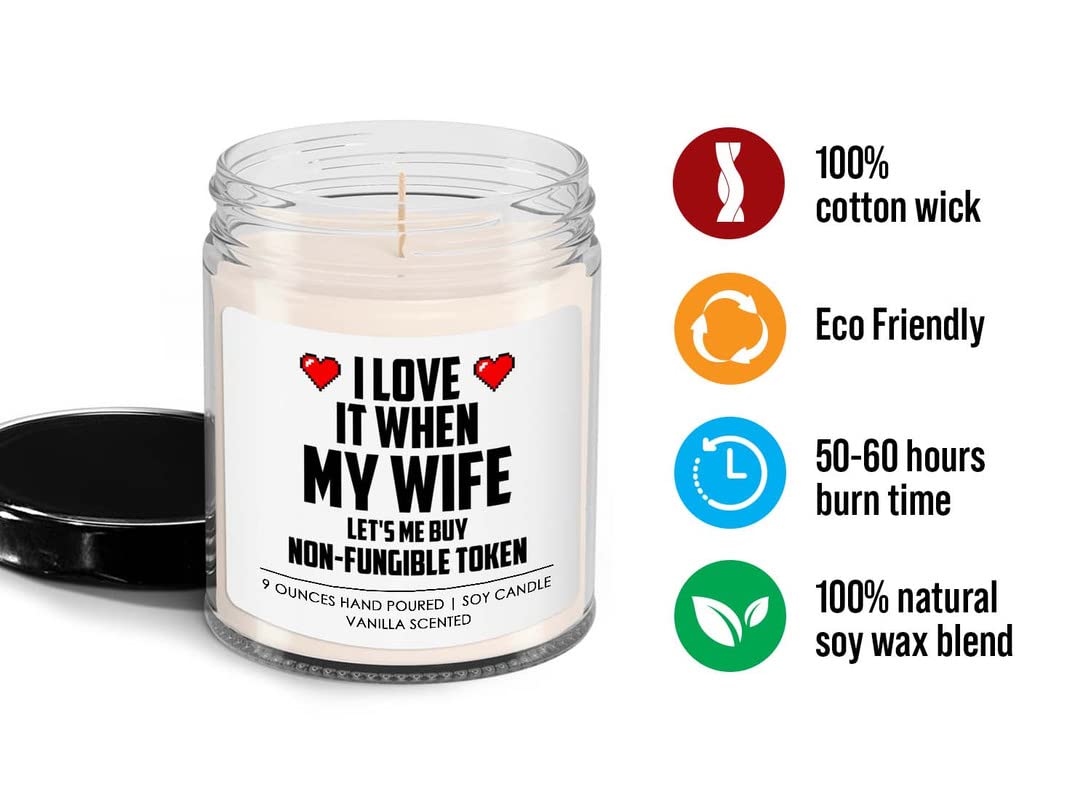 Cryptocurrency Vanilla Candle - Buy Non-Fungible Token - Trader Bitcoin  Miner Collector Investor Finance Bussinesman Boss Broker : Amazon.in: Home  & Kitchen