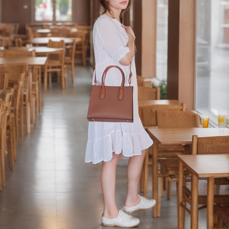 Pu Leather Tote Bag for Women Waterproof Medium Shoulder Bags With Zipper Crossbody Handbags Purses2