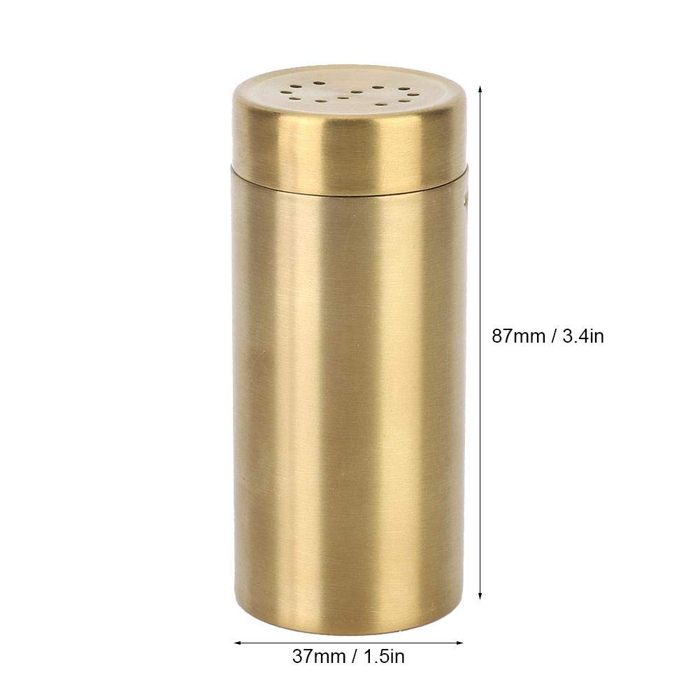 2 stks zout en peper shakers, goud zout shaker zout en peper potten roestvrijstalen kruidenkruidendispenser,Gold