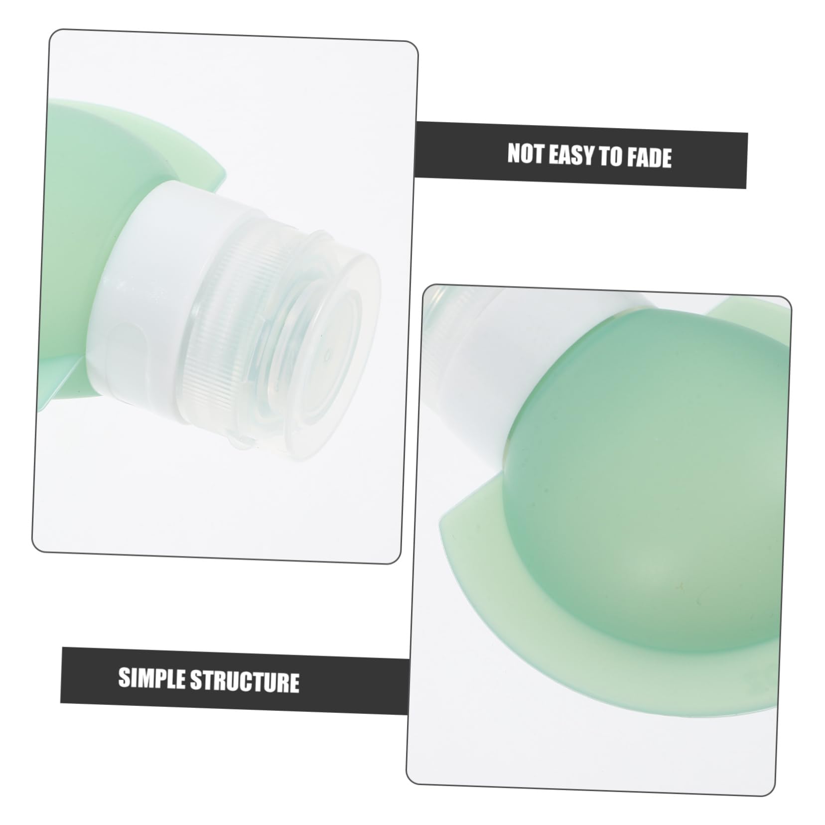 BESTYASH 5 Set Bottiglie Viaggio Silicone Ricaricabili Contenitori Per Shampoo E Lozioni Impermeabili E Compatti Per Cosmetici E Toiletries Viaggio 3 Pezzi*5